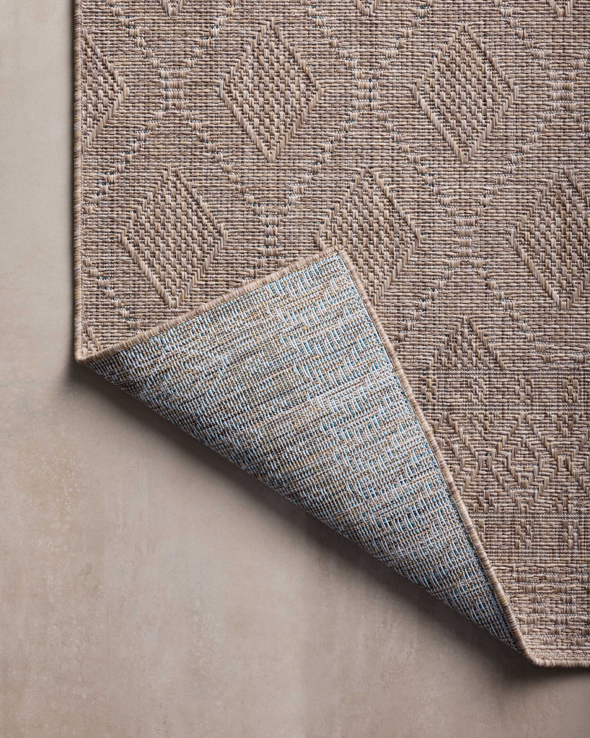 Amber Lewis x Loloi Topanga  Natural Mist Indoor/Outdoor