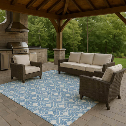 Dalyn Rugs The Reserve  Denim  Geometric