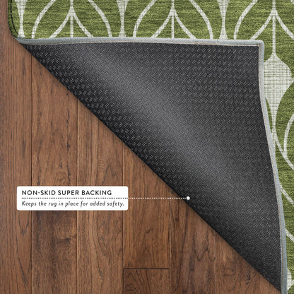 Dalyn Rugs The Reserve  Olive  Geometric
