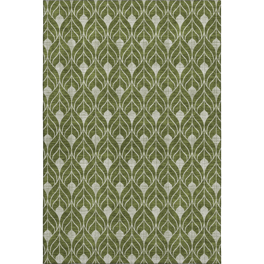 Dalyn Rugs The Reserve  Olive  Geometric