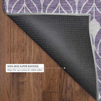 Dalyn Rugs The Reserve  Plum  Geometric