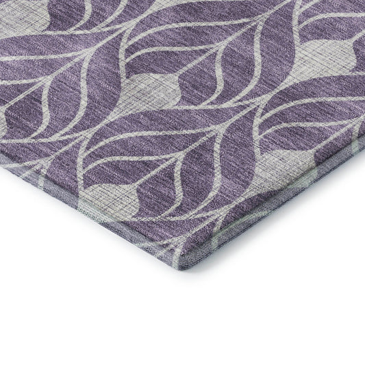 Dalyn Rugs The Reserve  Plum  Geometric
