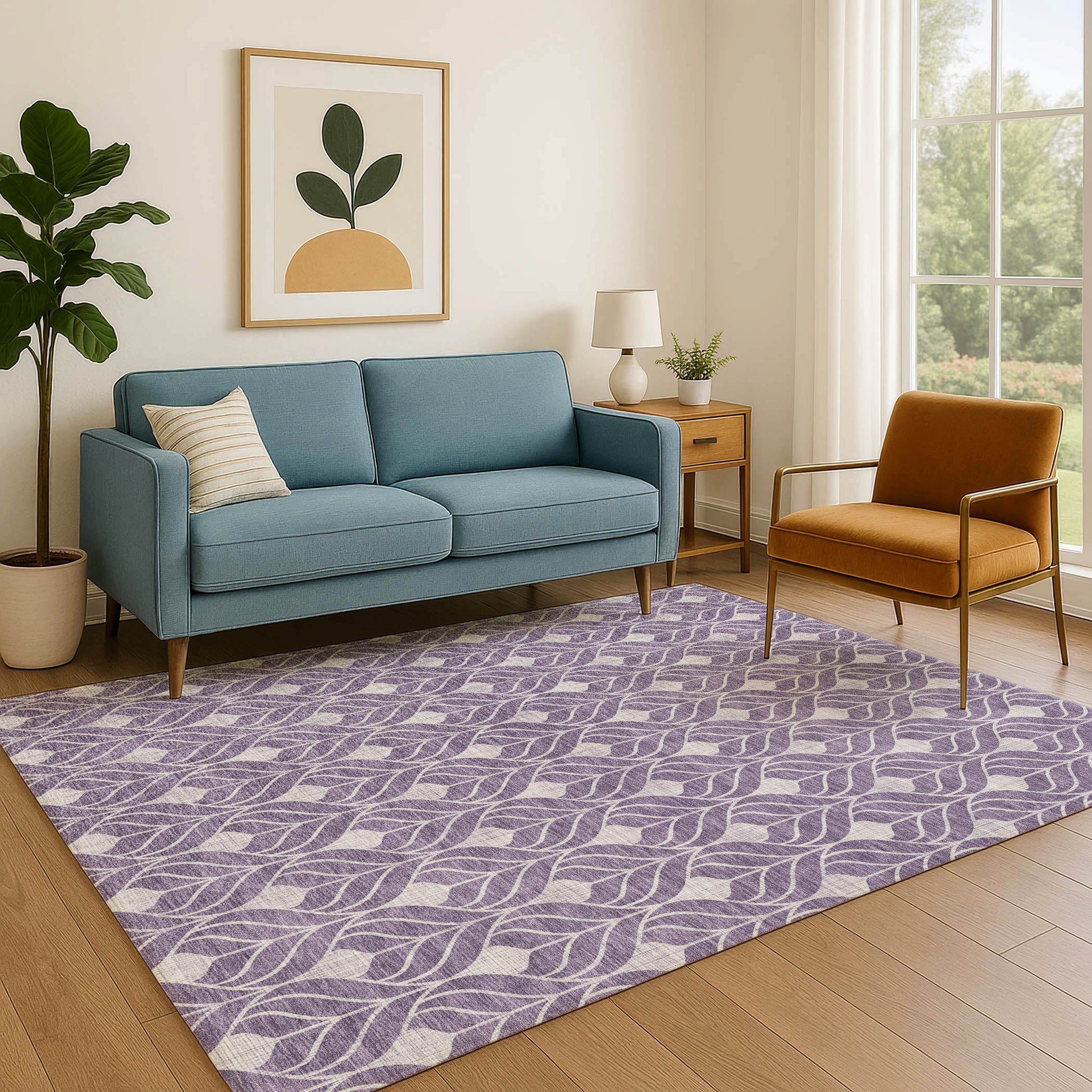 Dalyn Rugs The Reserve  Plum  Geometric