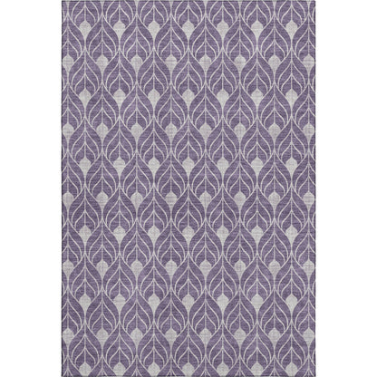 Dalyn Rugs The Reserve  Plum  Geometric