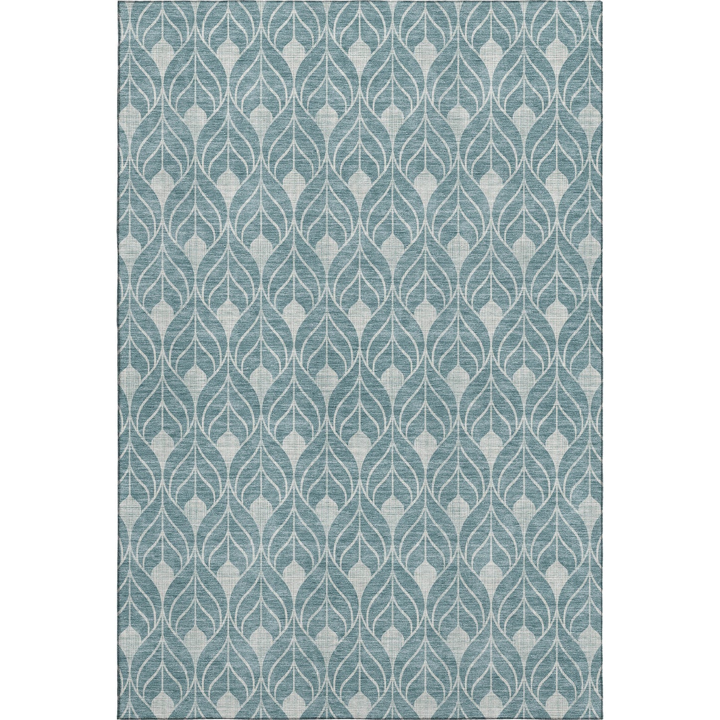 Dalyn Rugs The Reserve  Teal  Geometric