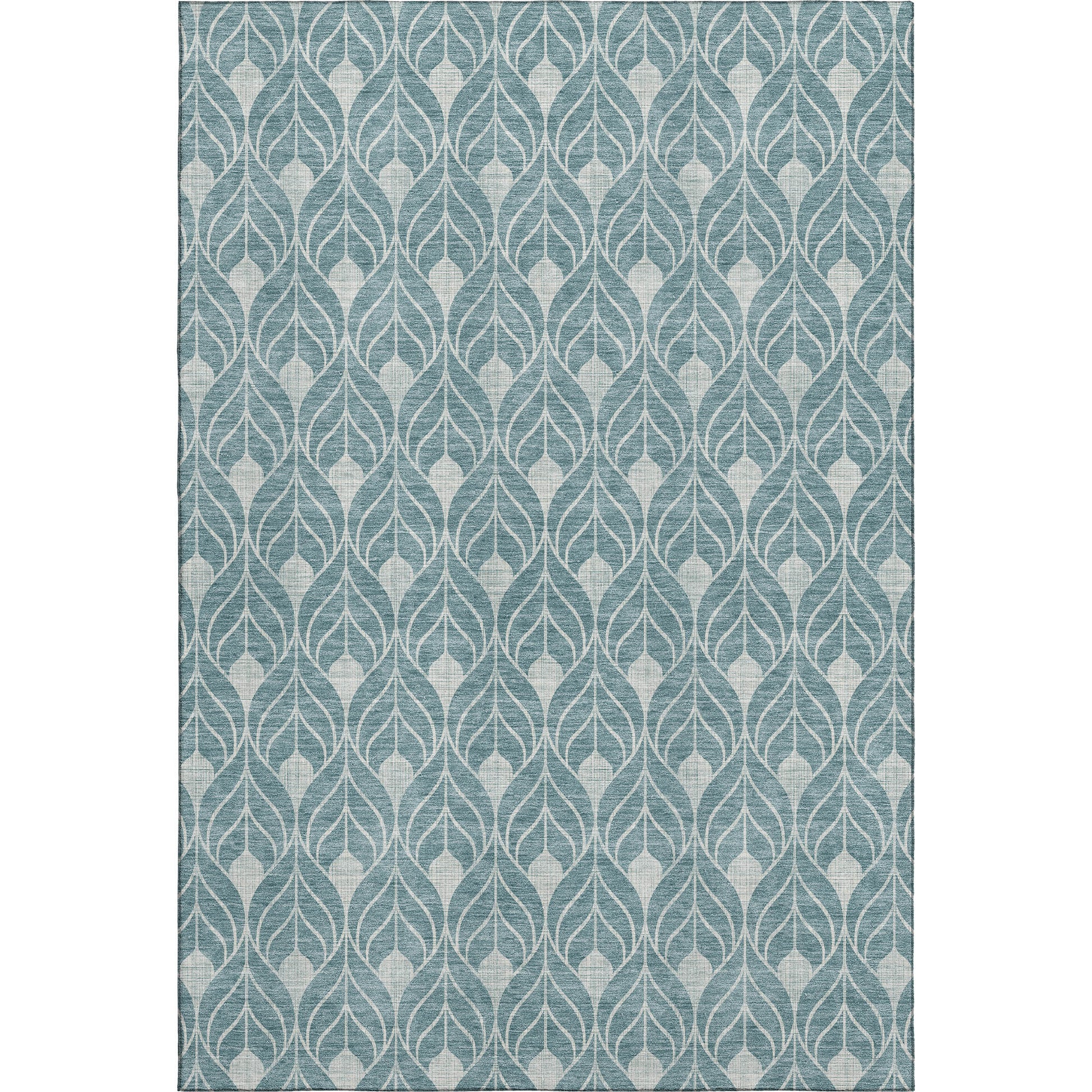 Dalyn Rugs The Reserve  Teal  Geometric