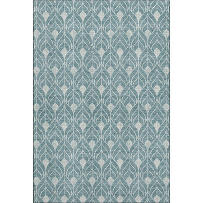 Dalyn Rugs The Reserve  Teal  Geometric