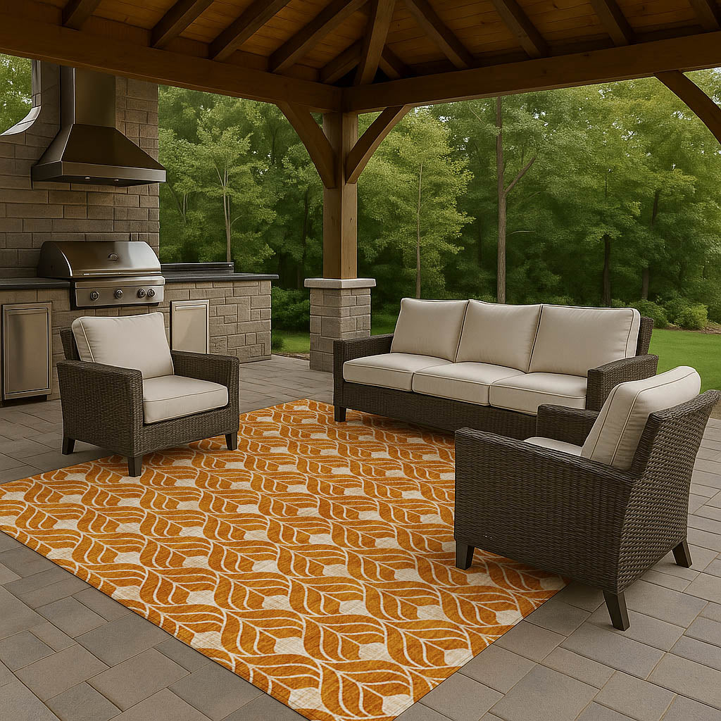 Dalyn Rugs The Reserve  Terracotta  Geometric