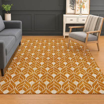 Dalyn Rugs The Reserve  Terracotta  Geometric