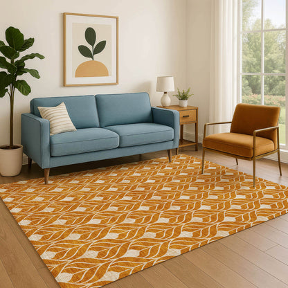 Dalyn Rugs The Reserve  Terracotta  Geometric