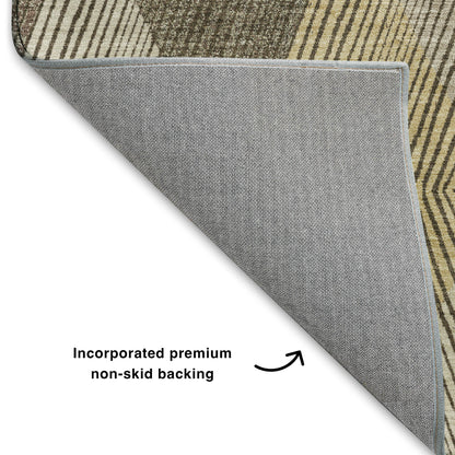 Dalyn Rugs The Reserve  Brown  Geometric