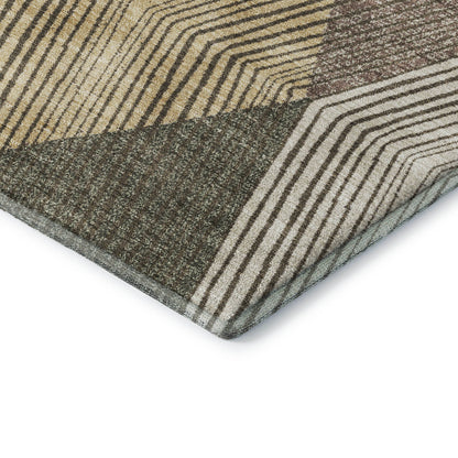 Dalyn Rugs The Reserve  Brown  Geometric
