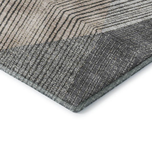 Dalyn Rugs The Reserve  Charcoal  Geometric