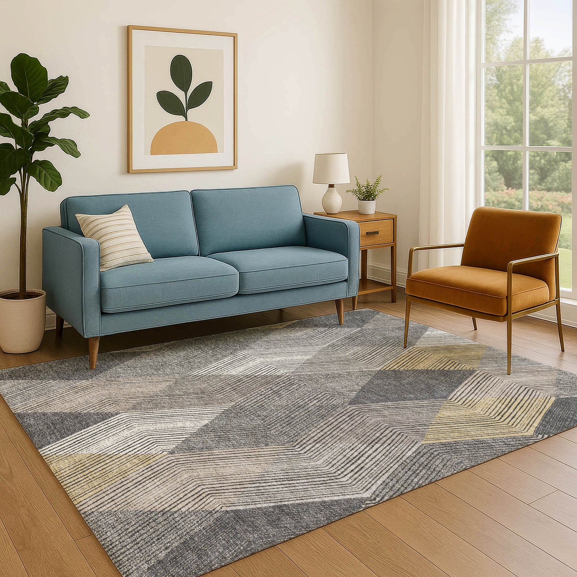 Dalyn Rugs The Reserve  Charcoal  Geometric