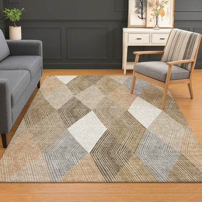 Dalyn Rugs The Reserve  Copper  Geometric