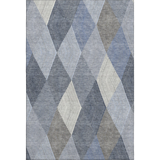 Dalyn Rugs The Reserve  Denim  Geometric
