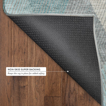 Dalyn Rugs The Reserve  Turquoise  Geometric