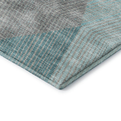 Dalyn Rugs The Reserve  Turquoise  Geometric
