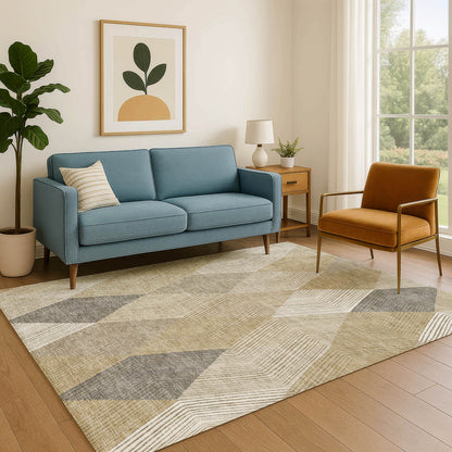 Dalyn Rugs The Reserve  Wheat  Geometric