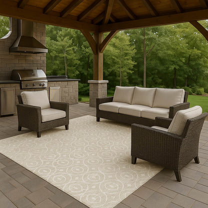 Dalyn Rugs The Reserve  Beige  Geometric