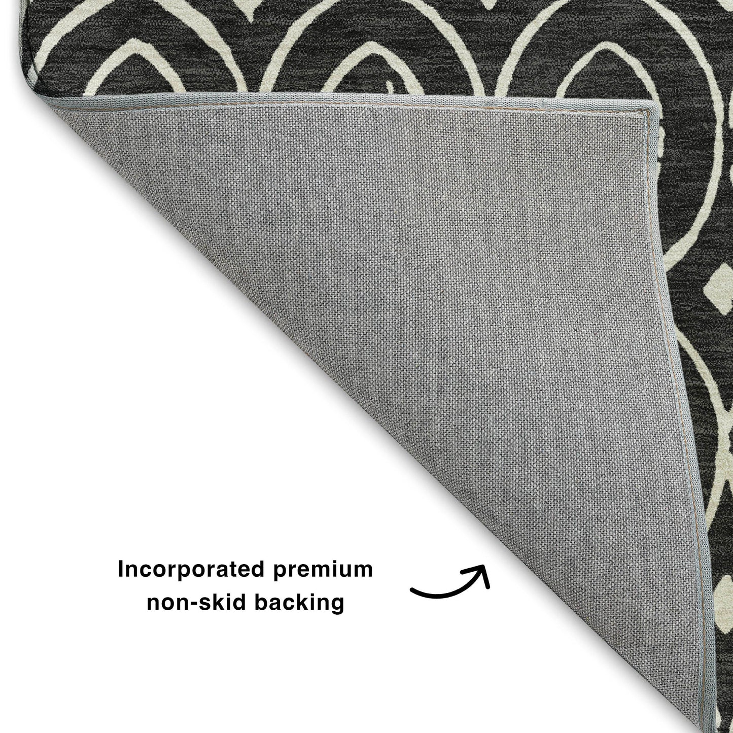 Dalyn Rugs The Reserve  Black  Geometric