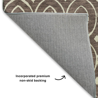 Dalyn Rugs The Reserve  Brown  Geometric