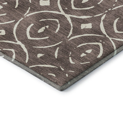 Dalyn Rugs The Reserve  Brown  Geometric