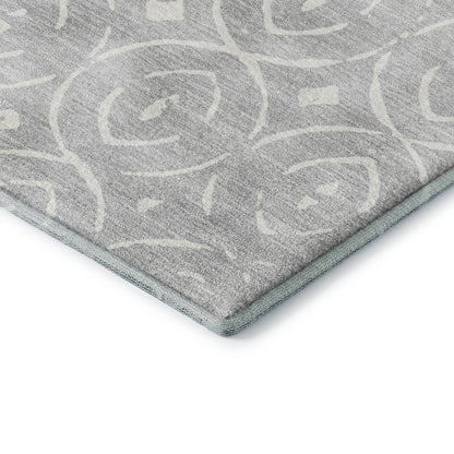 Dalyn Rugs The Reserve  Silver  Geometric
