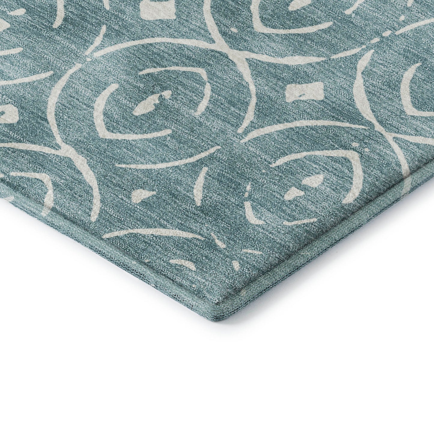Dalyn Rugs The Reserve  Turquoise  Geometric