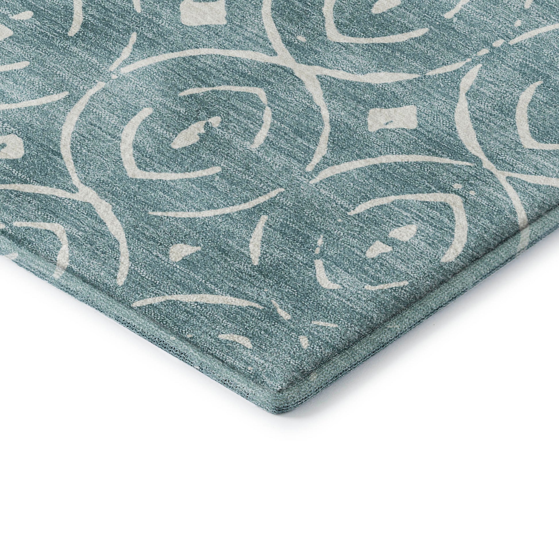 Dalyn Rugs The Reserve  Turquoise  Geometric