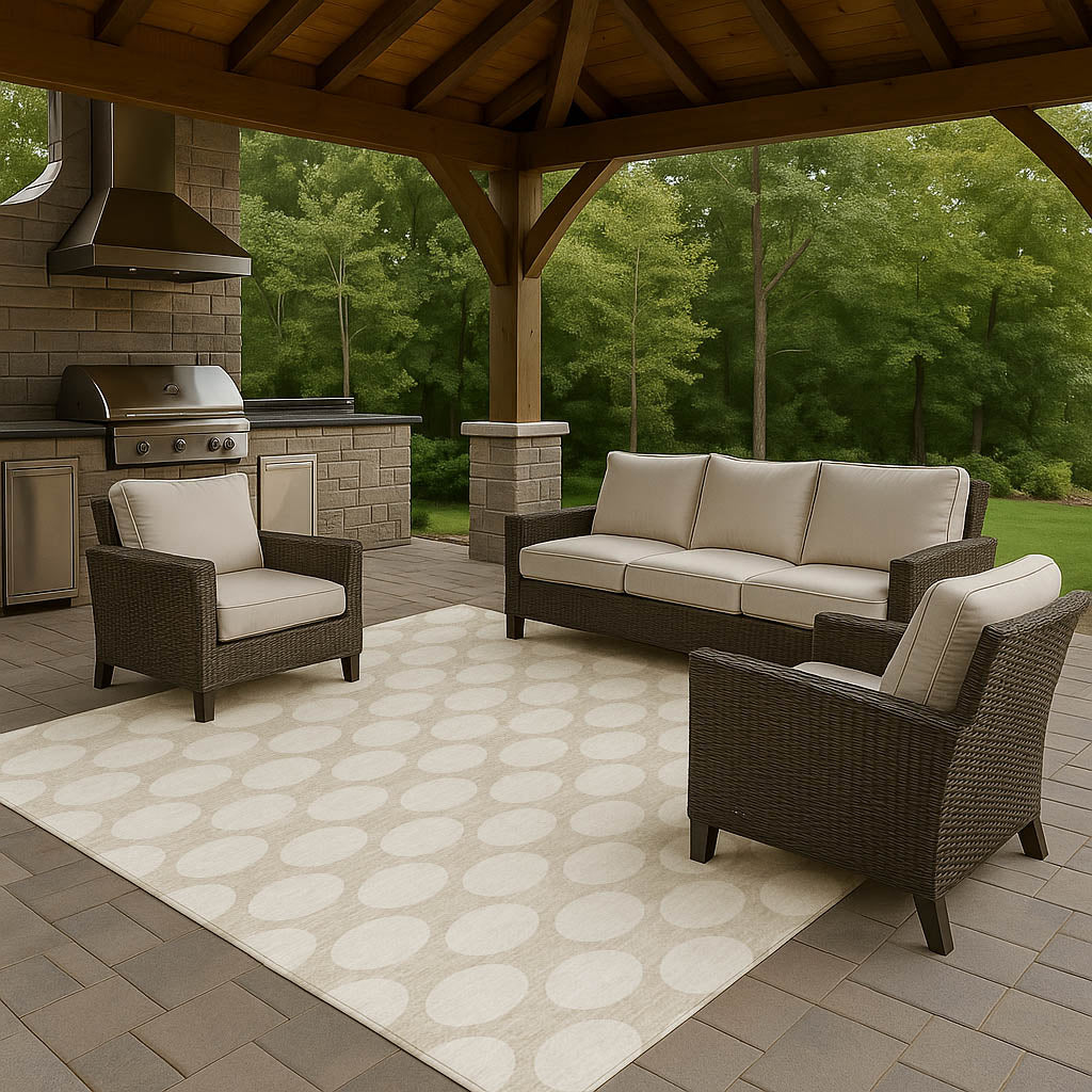 Dalyn Rugs The Reserve  Beige  Geometric