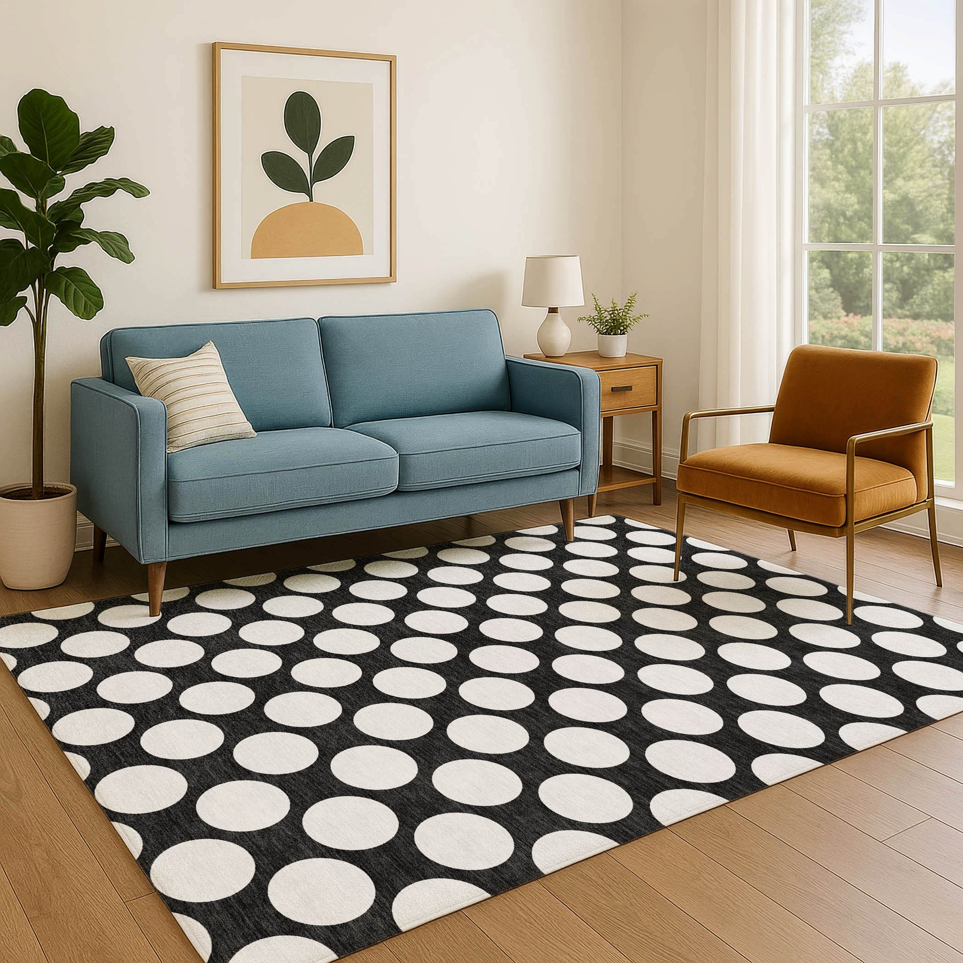 Dalyn Rugs The Reserve  Black  Geometric