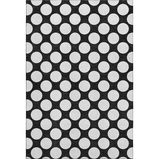 Dalyn Rugs The Reserve  Black  Geometric