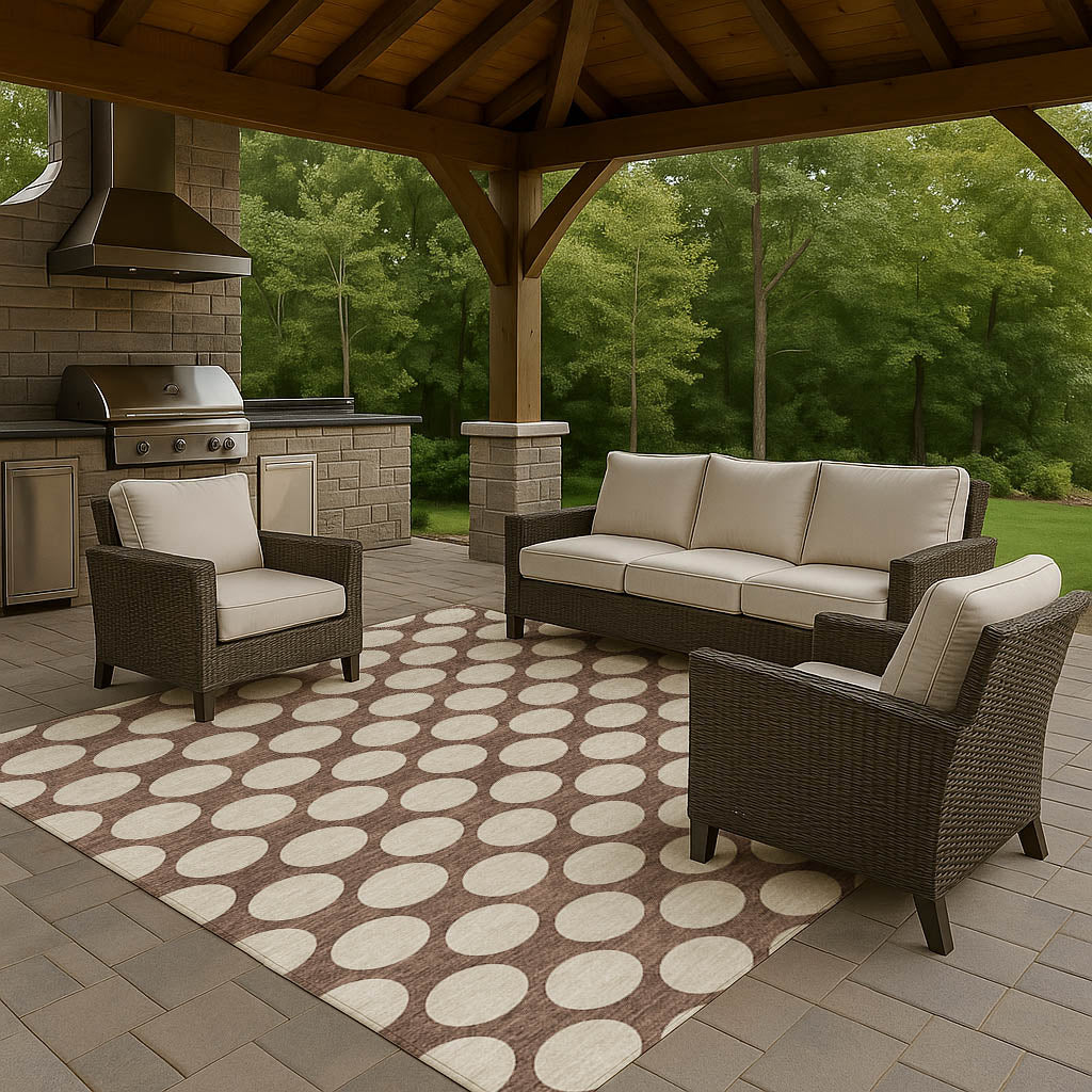 Dalyn Rugs The Reserve  Coffee  Geometric