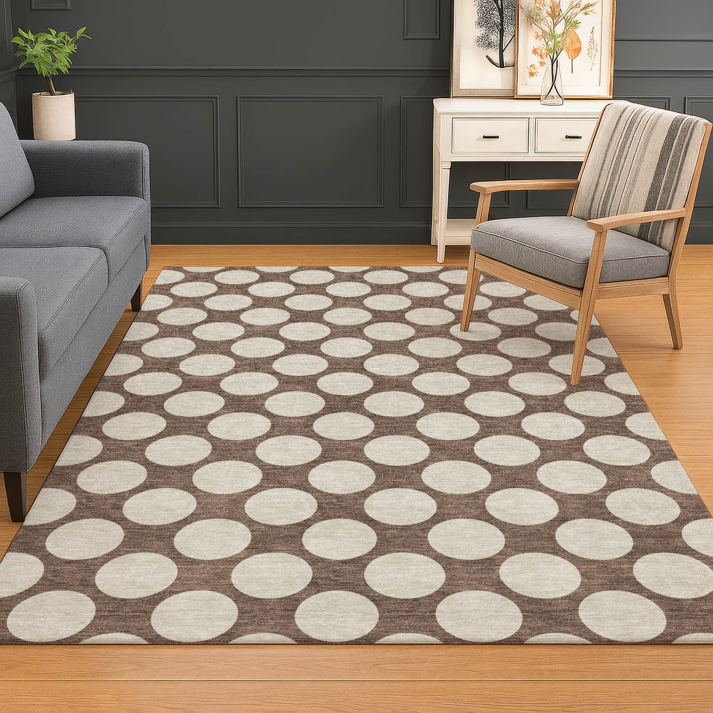 Dalyn Rugs The Reserve  Coffee  Geometric