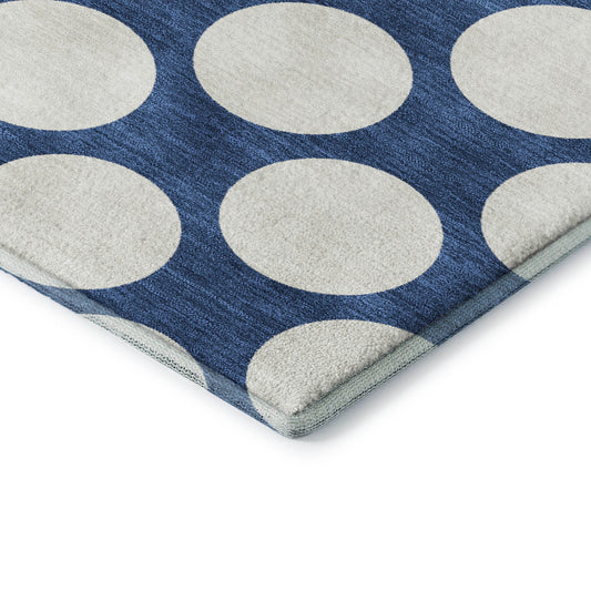 Dalyn Rugs The Reserve  Navy  Geometric