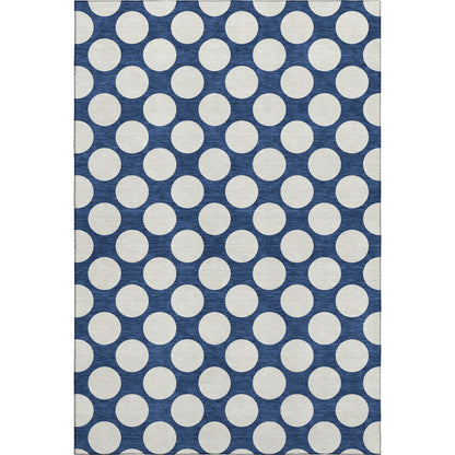 Dalyn Rugs The Reserve  Navy  Geometric
