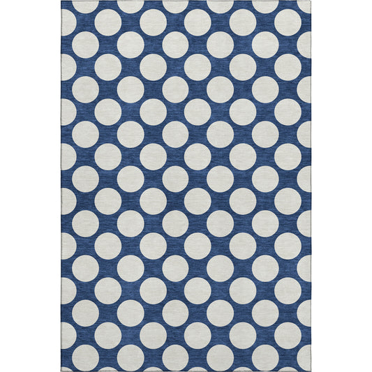 Dalyn Rugs The Reserve  Navy  Geometric