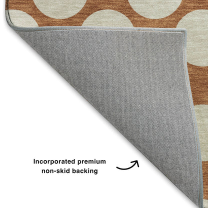 Dalyn Rugs The Reserve  Paprika  Geometric