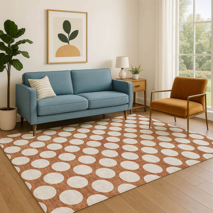 Dalyn Rugs The Reserve  Paprika  Geometric
