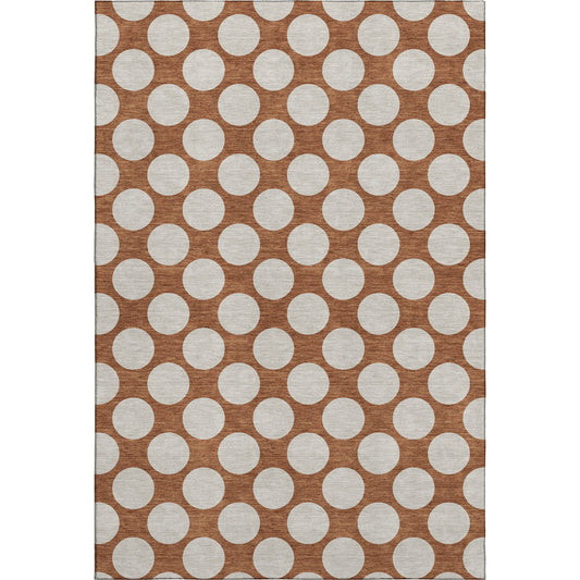Dalyn Rugs The Reserve  Paprika  Geometric