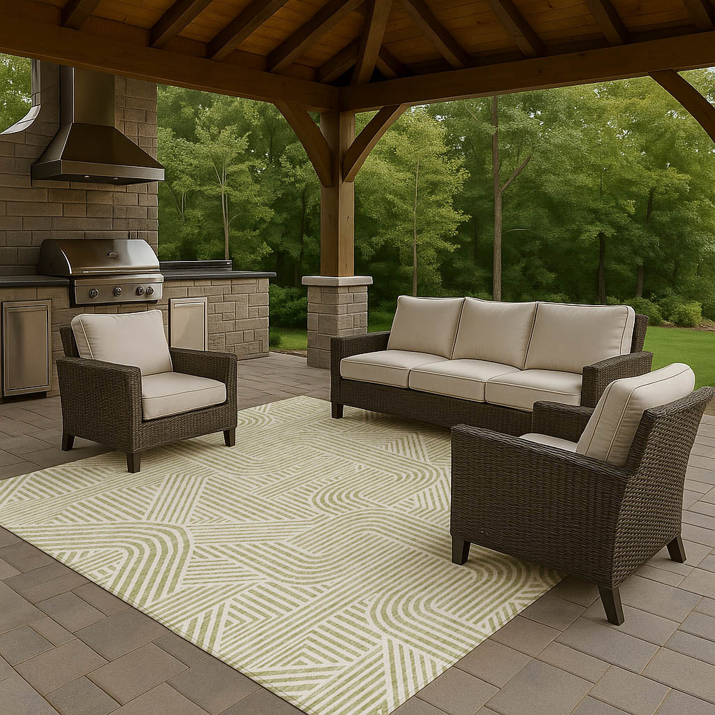 Dalyn Rugs The Reserve  Aloe  Geometric