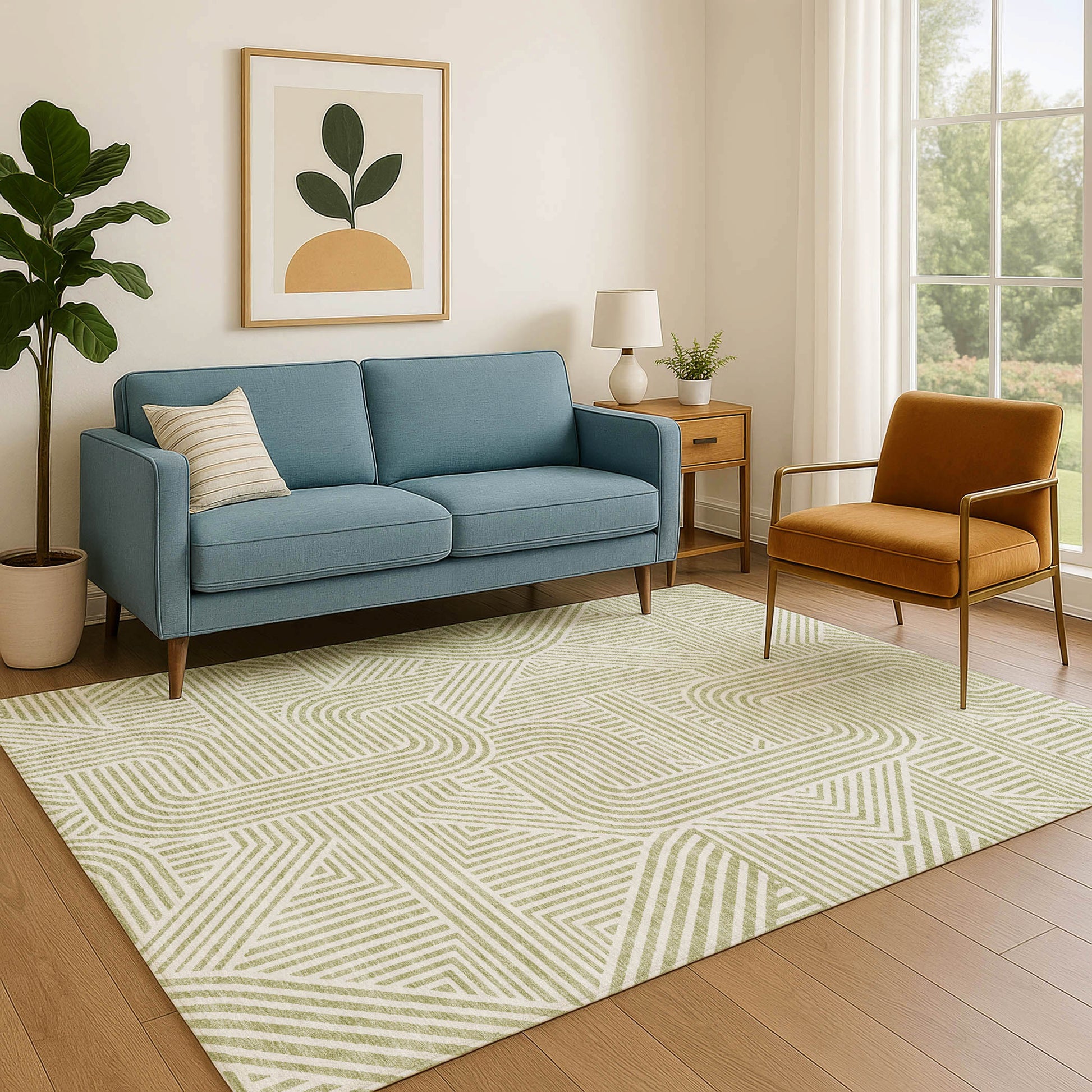 Dalyn Rugs The Reserve  Aloe  Geometric