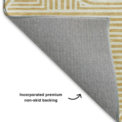 Dalyn Rugs The Reserve  Gold  Geometric