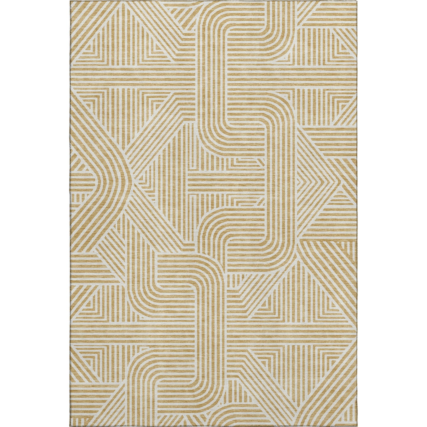 Dalyn Rugs The Reserve  Gold  Geometric