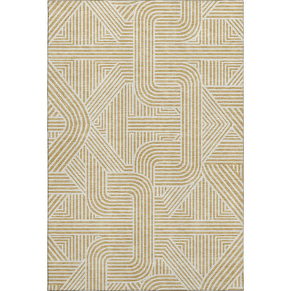 Dalyn Rugs The Reserve  Gold  Geometric