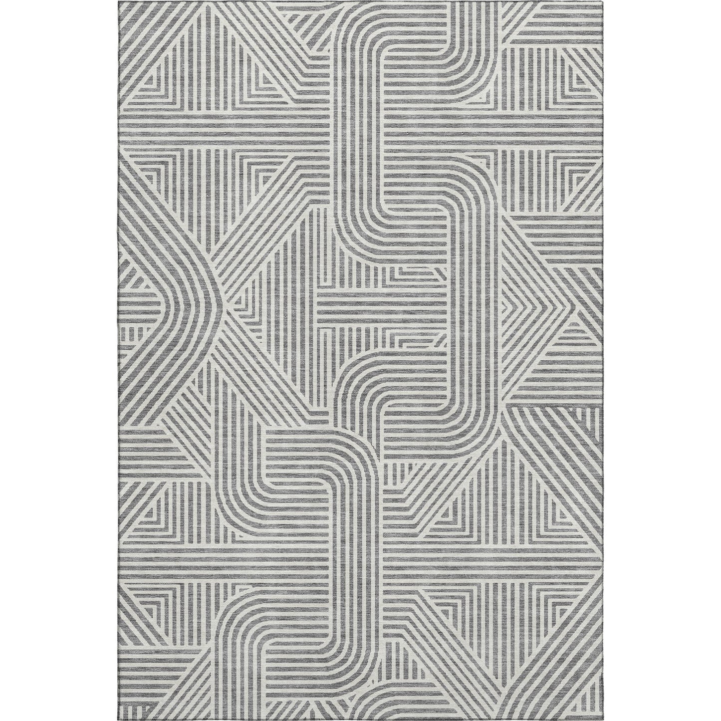 Dalyn Rugs The Reserve  Gray  Geometric