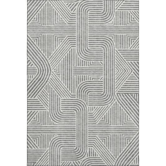 Dalyn Rugs The Reserve  Gray  Geometric