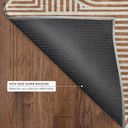 Dalyn Rugs The Reserve  Paprika  Geometric