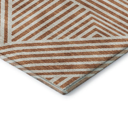Dalyn Rugs The Reserve  Paprika  Geometric